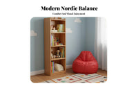 House-Shaped book display unit Floor-Standing children's Furniture designed for children Design Book Organizer for Preschoolers, Toddlers, Bedroom, Study Room, Nursery