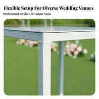 Wedding Aisle Marker Stand Elegant Design Geometric Flower Display Rack Versatile Decor Geometric Centerpiece Stand for Florists, Stage Background