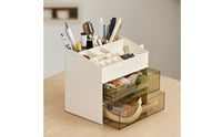Space-Saving Cosmetic Organizer Minimalist Makeup Organizer Versatile Storage Box Practical for Dresser