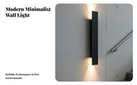 Waterproof up and down Wall Light Energy Efficient up down Wall Light Hardwired Die-Cast Aluminum Body for Interior Designers, Business Owners, Stairway, Staircase, Living Room, Bathroom