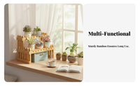 Space-Saving Miniature Tiered Plant Shelf small Size 2-Tier Display Rack Decorative Home Decor Multi-Functional for Office Workers, Homeowners, Students, sillsill, Living Room, Countertop