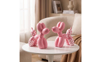 Balloon Dog Figurine Modern Balloon Dog Sculpture Creative for Art Lovers, Living Room, Bookshelf, Office