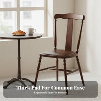 French Design Rattan Seat Spindle Chair Retro Design Dining Seating Designer Feel Household Furniture Sturdy Construction for Homeowners, Cafe Owners, Interior Designers, Restaurant, Kitchen, Living Room, Home Office