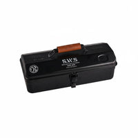 Multi-Functional Metal tool storage container Sturdy Portable Tool Box long-lasting exteriordoor Gear protected for DIY hobbyists, Homeowners, Camping, Fishing, highway journeys, exteriordoor meals