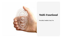 Oval Physical Scrubber Deep Cleansing Head Massager Erwhile Travelingnomic Grip Scalp Brush for Adults, People with Shower, Bathroom