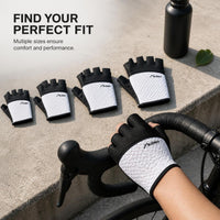 Cycling Half-Finger Gloves for Men and Women, Anti-Slip, Shock-Absorbing, Breathable, Thin