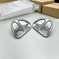 2 Pieces Air Intake Grille Trim Polished Motorcycle Accessory Aftermarket
