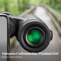 Portable High Power Binoculars BAK4 Prism High Powered Binoculars Wide Field of View Long Distance Viewing Glasses Fully Multi-Coated Lens for Concert Goers, Travelers, Concerts, Sporting Events, Sightseeing, Travel