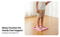 Improves Alignment Flat Foot Arch Exerciser Anti-Slip Design Foot Arch Exerciser Portable Plantar Muscle Exercise Board Easy to Clean for Children, Dancers