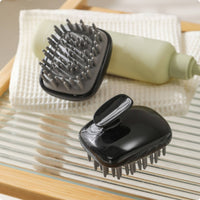 Shampoo Brush Densely Packed Hair Washing Brush Flexible Bristles Handheld Head for Shampooing