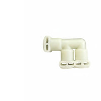Universal Fit Water Pipe Elbow Connector Multiple Shapes Available Coffee Machine Tube Connector Replacement Part Water Tube Adapter Easy Installation for Technicians, DIY Repairers