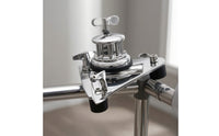 Spring-Loaded Drum Isolation Mount Adjustable Drum Mount with Rubber Pads Metal Bracket Secure for Recording Studios