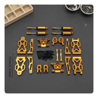 20 Pieces 1/16 Scale Metal Upgrade Kit 1/16 Scale Shock System Kit Wear Resistant