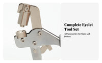 Portable Tarpaulin Eyelet Setter Long-Lasting Steel Body Manual Grommet Press Ergonomic Design for Sign Creator S, Workshop, Home Repair