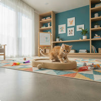 Cat Scratching Board Sisal Scratching Pad with Woven Rope Textured Scratcher for Cats, Indoor