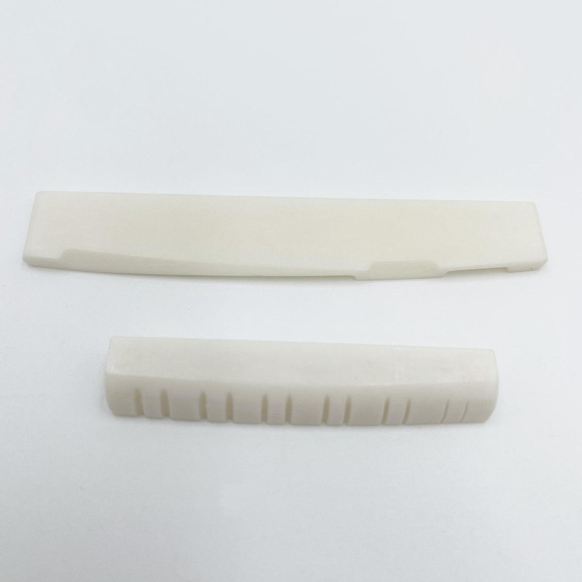 12-String Guitar Nut and Saddle Set, Pure Cow Bone, Guitar Parts