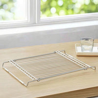 Over-the-Sink Dish Draining Rack Draining Adjustable Drainer for Rv