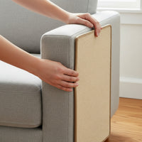 Cat Scratching Mat Natural Cat Scratcher with Adhesive Backing Sisal Scratching Pad Secure Sisal Scratcher Eco-Friendly for Cats