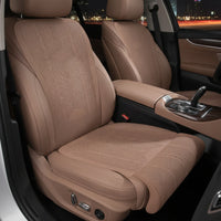 Breathable Car Seat Cushion with Leg Rest Comfortable Front Seat Cushion with Leg Support Fatigue-Resistant High-Density for Commuters, Road Trips