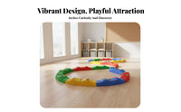 Sensory Balance Path Non-Slip Surface Interactive Stepping St Single S Toy Sturdy Construction Wavy Walkway Toy for Young Children, Preschoolers