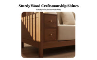 Wooden Frame Couch Set sturdy Wood Construction Multi-Piece Sofa Group Modern Chinese Design Lounge Suite for Homeowners, Living Room, Villa, recreation center