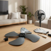 Matching Screw Cap 400 Mm Fan Blade Gray 16-Inch Fan Blade