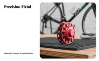 Folding Bike Chain Tensioner Wheel Aluminum Alloy Bike Chain Tensioner Steel Bearing Shaft Derailleur Guide Wheel for Biking Enthusiasts