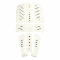 9 Pieces Self-Adhesive 9 Piece Surfboard Traction Pad Geometric Pattern Surfboard Stomp Pad Set Kick Tail for Paddleboarding
