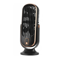 5 Speed Settings USB Rechargeable Desk Fan Quiet Operation Oscillating Table Fan Long Battery Life Home Appliance Digital Display for Office