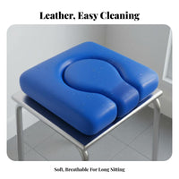 Waterproof Commode Seat Cushion Easy to Clean Gourd Shaped Commode Pad Comfortable Removable Plug Toilet Cushion for Women, Hospital, Bedroom