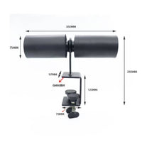 Squat Rack Leg Roller Heavy-Duty Leg Roller Attachment Power Rack Attachment Detachable Exercise Equipment Sturdy