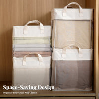 Foldable textile Box with view panel two-approachdirection closures textile Box with view panel Lidded