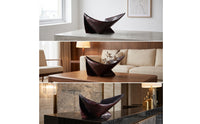 Sculptural Planter Abstract Geometric Flowerpot Artistic Ornament for Reception Areas