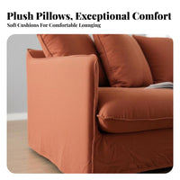Plush Floor Sofa Japanese & design Couch easy-clean Lounge Chair for Apartment Dwellers, Young Adults, Living Room, study corner, Home Theater