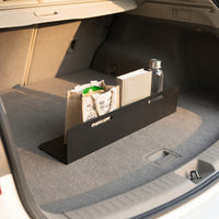 Rigid Cargo Divider with Hook and Loop Low-Height Trunk Cargo Divider Easy to Install Trunk Organizer with Hook and Loop Backing Long-Lasting for Groceries