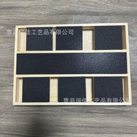 Wooden Dog Nail File and Scratch Board with Treat Compartments
