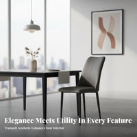 Modern Design Upholstered Slim-Leg Seat Minimalist Design Dining Chair Soft Upholstery Home Furniture Ergonomic Backrest for Restaurant Owners, Homeowners, Interior Decorators, Living Room, Kitchen