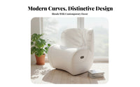 Soft Plush Fabric Ergonomic Wrap-Around Seat children's Furniture Floor Chair for Preschoolers, Toddlers, Living Room, Study Area, Playroom, Classroom