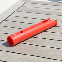 Single Tube Rod Holder Slotted Water Vessel Mount Rod Holder Includes Mounting Hardware for Anglers