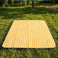Picnic Blanket and Camping Mat with Aluminium Foil, Heavy Duty Sleeping Mat for Family Picnic, Waterproof Garden Mat with Storage Bag, Tent Mat