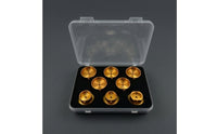 8 Pieces Watch Movement Holder Set with Storage Case Stable Watch Movement Holder Metal for Hobbyists