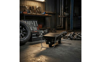 Adjustable Jack Tray Attachment with Chains Heavy-Duty Gearbox Jack Adapter Low-Height Gearbox Lift Adapter for Mechanics