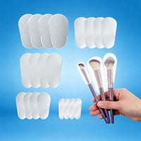 20 Pieces Makeup Brush Head Cover Multi Size Makeup Brush Protector Beauty Accessory EVA Frosted