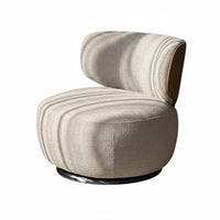Light Luxury Design Upholstered rotate Armchair Modern Minimalist design Lounge Chair Soft Fabric Upholstery Home Seating firm density Foam pad for Office Professionals, Homeowners, Living Room, Reception Area, studying corner, Dormitory
