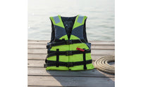 Quick-Release Buckle Adult Life Vest High Visibility Colors Boat Life Jacket Sturdy Water Safety Vest 360 Degree Reflective Strips for Adults, Boating, Travel