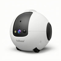 Distant-Controlled Mobile Pet Camera Robot Two-Way Audio Pet Robot with Treat Dispenser Smart for Dog Owners, Home, Indoor