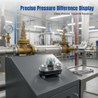 Compressed Air Strainer Differential Pressure Gauge, Direct Pipeline Connection, Pointer Display, Multi-Model