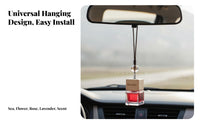 Odor Eliminator Hanging Car Air Clean Ener Easy to Install Hanging Car Perfume Bottle Adjustable Rope for Women, Automobile, Office