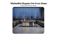 Minimalist Design NimbusShaped Table mid-20th-centurymid-20th-century-era Modern design Household Furniture even Rounded Edges Easy Assembly for Apartment Dwellers, Families with Children, Living Room, Home Decor, Bedroom, Reception Area