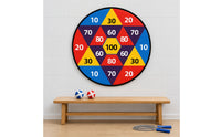 Concentric Zones Ball Toss Target Mat Large Numbers Scoring Target Cloth Bold Border Outdoor Game Flat for Parents, Children, Parent-Child Activities